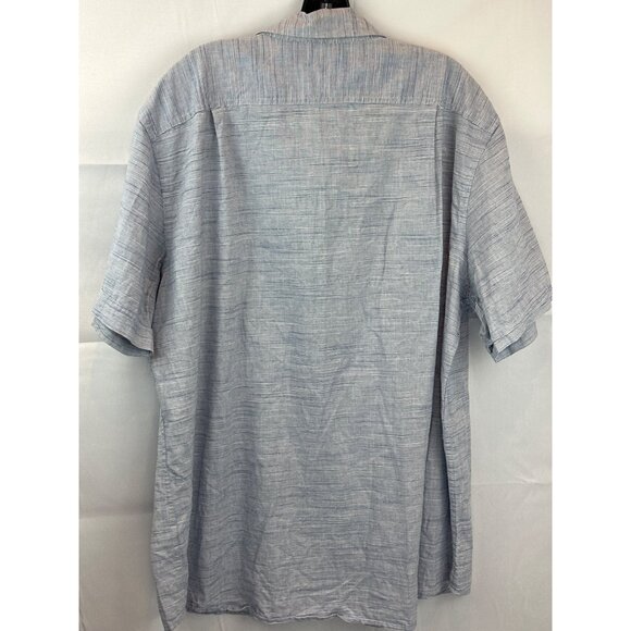 Izod Saltwater Relaxed Classics XXL Short-Sleeve Button-Up Shirt - Picture 4 of 5